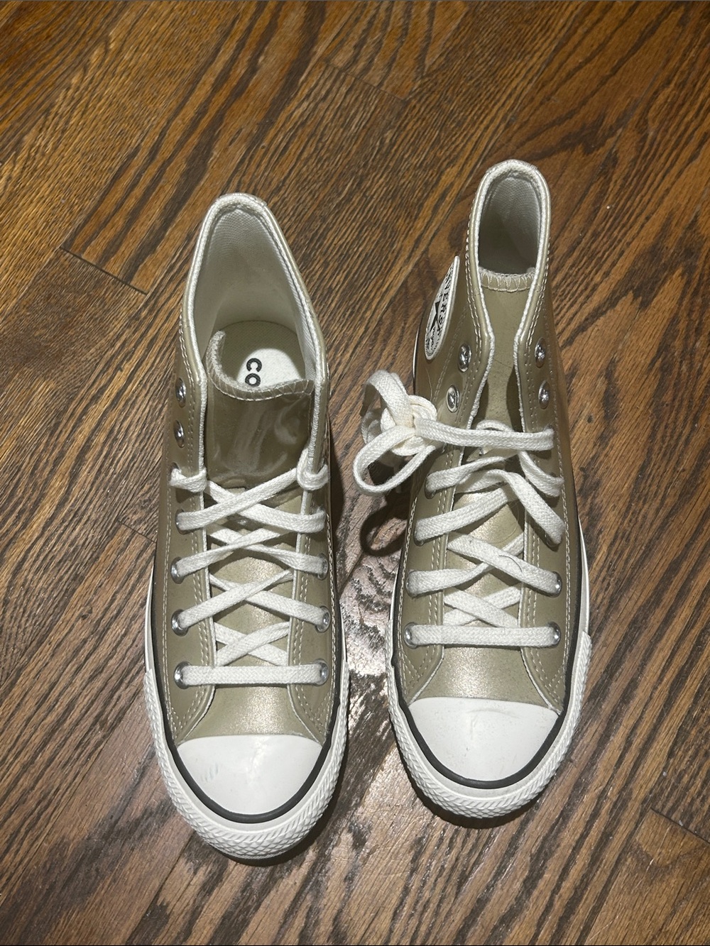 Converse 7 High Top Sneakers - Champagne& White - Picture 2 of 5